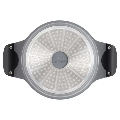Купить Кастрюля Polaris Stein-24C 4.3 л 24 см серый  9342383. Характеристики, отзывы и цены в Донецке