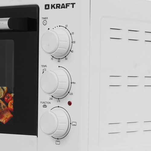 Купить Мини-печь Kraft KF-MO 270 белый  9229283. Характеристики, отзывы и цены в Донецке