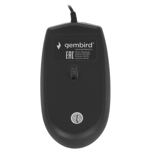 Купить Клавиатура+мышь  проводная  Gembird KBS-9050 черный  4874918. Характеристики, отзывы и цены в Донецке