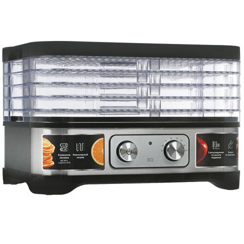 Купить Сушилка для овощей и фруктов BQ FD1000 серебристый  9902522. Характеристики, отзывы и цены в Донецке