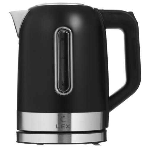 Купить Электрочайник Lex LX30018-2 черный  9034361. Характеристики, отзывы и цены в Донецке