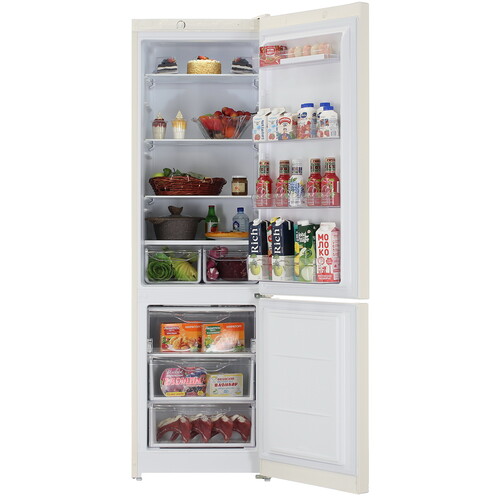 Купить Холодильник с морозильником   Indesit DS 3200 E бежевый  9244186. Характеристики, отзывы и цены в Донецке