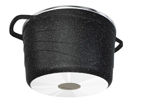 Купить Кастрюля НМП Neva Granite NG6640 4 л 23.2 см черный  9149674. Характеристики, отзывы и цены в Донецке