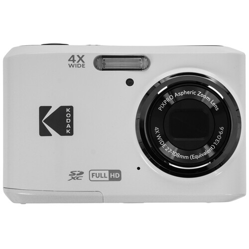 Купить Компактный фотоаппарат Kodak FZ45 белый  5468007. Характеристики, отзывы и цены в Донецке