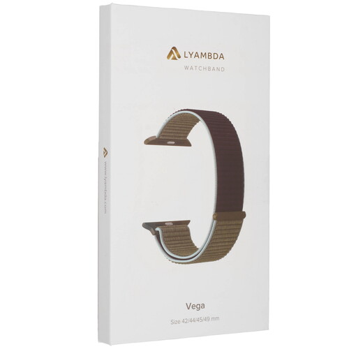 Купить Ремешок Lyambda для Apple Watch 42/ 44/ 45/ 49mm зеленый/синий  4763677. Характеристики, отзывы и цены в Донецке