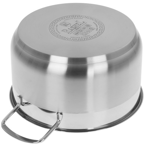 Купить Кастрюля Rashel Гретта R-60 6 л 24 см серебристый  9321072. Характеристики, отзывы и цены в Донецке