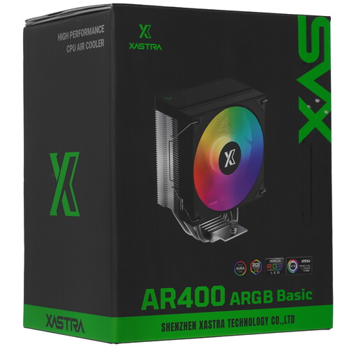 Купить Кулер для процессора XASTRA AR400 ARGB Basic  9281000. Характеристики, отзывы и цены в Донецке