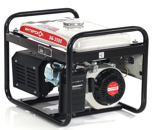 Купить Электрогенератор   бензиновый Интерскол ЭБ-3500  9106298. Характеристики, отзывы и цены в Донецке