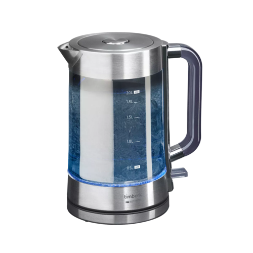 Купить Электрочайник Timberk T-EK27G05 серебристый  9240129. Характеристики, отзывы и цены в Донецке
