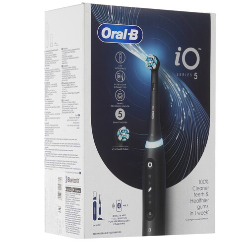Купить Электрическая зубная щетка Braun Oral-B iO Series 5/iOG5 черный  9282685. Характеристики, отзывы и цены в Донецке
