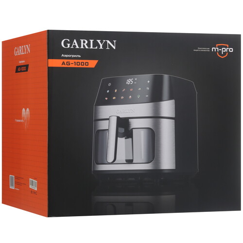 Купить Аэрогриль Garlyn AG-1000 серебристый  9308025. Характеристики, отзывы и цены в Донецке