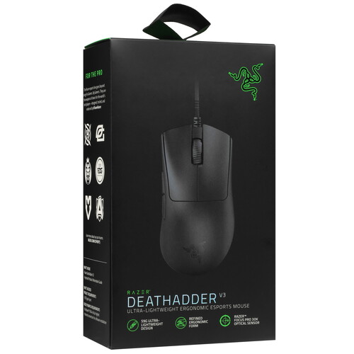 Купить Мышь проводная Razer DeathAdder V3  5634247. Характеристики, отзывы и цены в Донецке