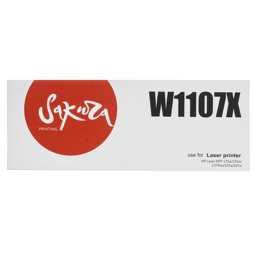 Купить Картридж лазерный Sakura W1107X черный  9299396. Характеристики, отзывы и цены в Донецке