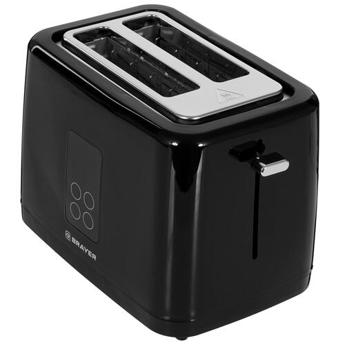 Купить Тостер BRAYER BR2113 черный  9960277. Характеристики, отзывы и цены в Донецке