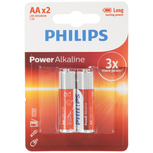 Купить Батарейка Philips LR6P2B/97 AA (LR6/ER14505/FR6/R6P)  9259192. Характеристики, отзывы и цены в Донецке