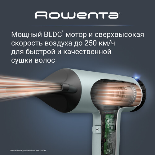 Купить Фен Rowenta HY7120E0 зеленый/черный  9278092. Характеристики, отзывы и цены в Донецке