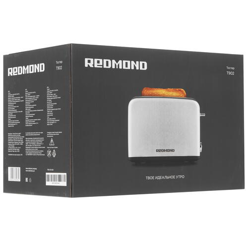 Купить Тостер Redmond T902 серебристый  9089776. Характеристики, отзывы и цены в Донецке