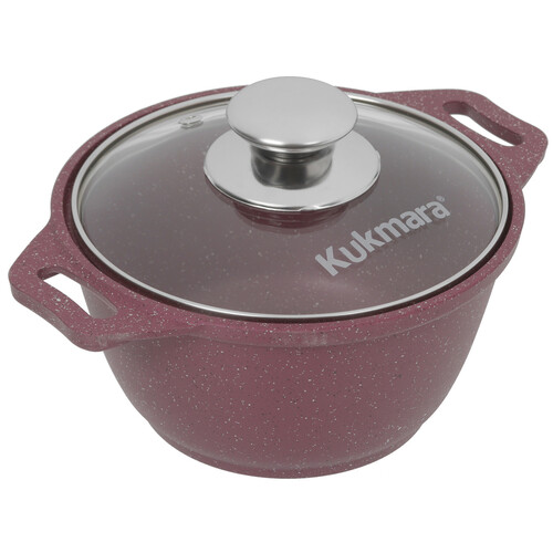Купить Кастрюля Kukmara Trendy style к11tsm 1 л 16 см красный  5447378. Характеристики, отзывы и цены в Донецке