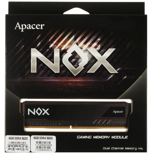 Купить Оперативная память Apacer NOX [AH4U16G36C25YMBAA-2] 16 ГБ  5095701. Характеристики, отзывы и цены в Донецке