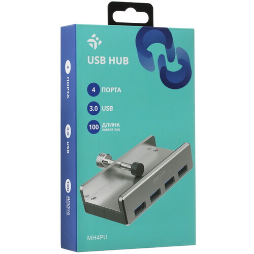 Купить USB-разветвитель DEXP MH4PU  1343123. Характеристики, отзывы и цены в Донецке