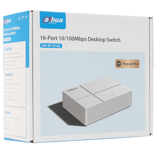 Купить Коммутатор Dahua DH-SF1016L  9255511. Характеристики, отзывы и цены в Донецке