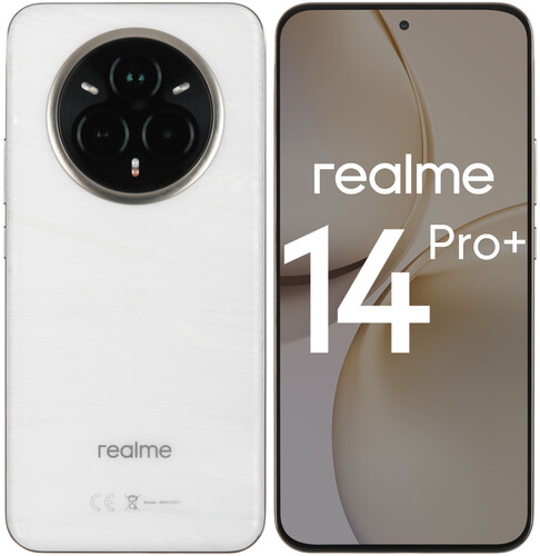 Купить 6.83" Смартфон realme 14 Pro+ 256 ГБ белый  5614932. Характеристики, отзывы и цены в Донецке