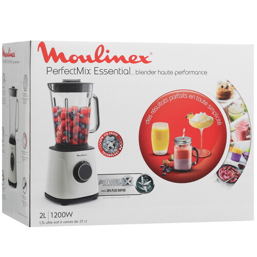 Купить Блендер стационарный Moulinex LM771AF0 белый  9228033. Характеристики, отзывы и цены в Донецке