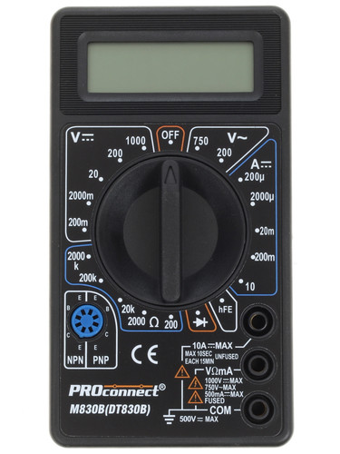 Купить Мультиметр Proconnect M830B  1128013. Характеристики, отзывы и цены в Донецке