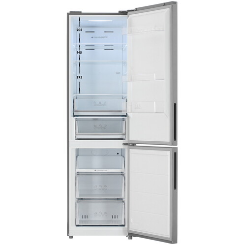 Купить Холодильник с морозильником   DEXP B4-40AMA серебристый  9173879. Характеристики, отзывы и цены в Донецке