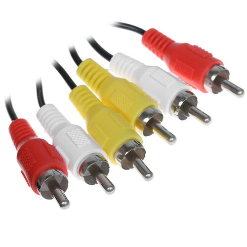 Купить Кабель   Aceline RCA x3 - RCA x3 черный  1380021. Характеристики, отзывы и цены в Донецке
