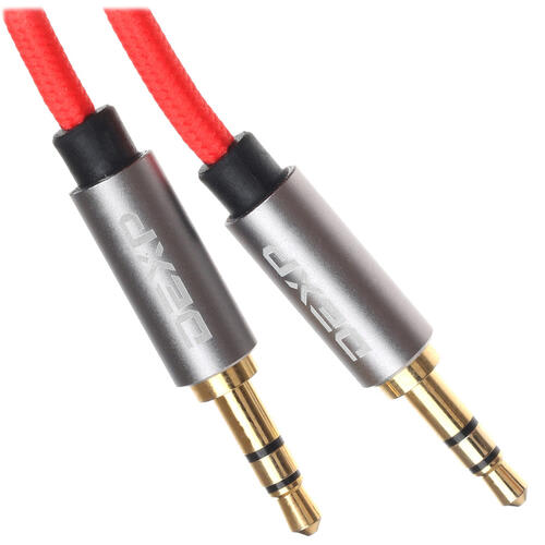 Купить Кабель   DEXP 3.5 mm jack - 3.5 mm jack красный  1122125. Характеристики, отзывы и цены в Донецке