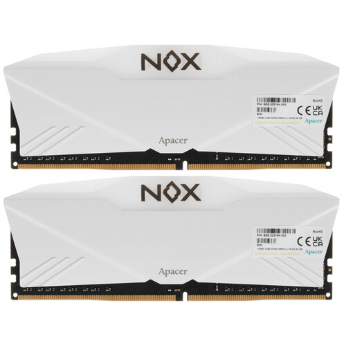 Купить Оперативная память Apacer NOX RGB [AH4U32G36C252NWAA-2] 32 ГБ  5457093. Характеристики, отзывы и цены в Донецке