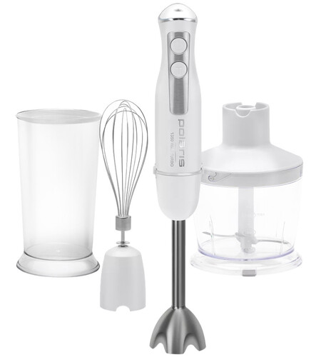 Купить Блендер погружной Polaris PHB-1385 белый  9055052. Характеристики, отзывы и цены в Донецке