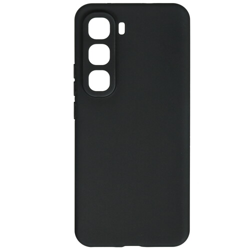 Купить Накладка  BoraSCO Silicone Case для Infinix HOT 60 Pro+ черный  5640009. Характеристики, отзывы и цены в Донецке