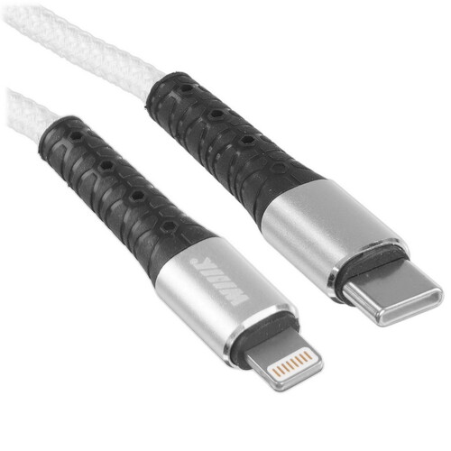 Купить Кабель круглый WIIIX Lightning 8-pin - USB Type-C белый 1 м  5488308. Характеристики, отзывы и цены в Донецке