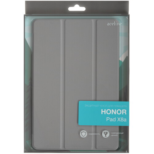 Купить Чехол-книжка Aceline Streak для HONOR Pad X8a серый  5624431. Характеристики, отзывы и цены в Донецке