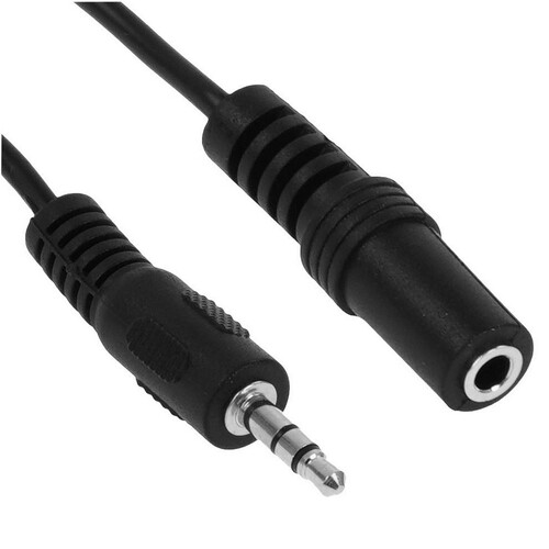 Купить Кабель   Сигнал 3.5 mm jack - 3.5 mm jack черный  5480120. Характеристики, отзывы и цены в Донецке