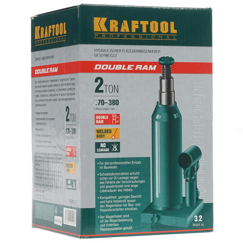 Купить Домкрат KRAFTOOL 43463-2  8122262. Характеристики, отзывы и цены в Донецке