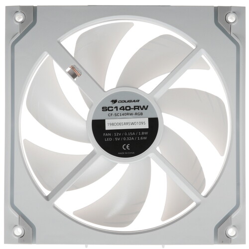 Купить Вентилятор Cougar SC140 ARGB Reverse Blade [SC140-RW ARGB] белый  5609717. Характеристики, отзывы и цены в Донецке