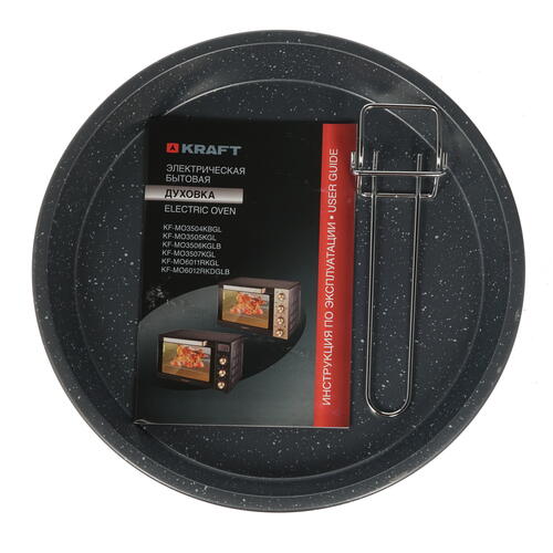 Купить Мини-печь Kraft KF-MO 3506 KGLB черный  8108439. Характеристики, отзывы и цены в Донецке