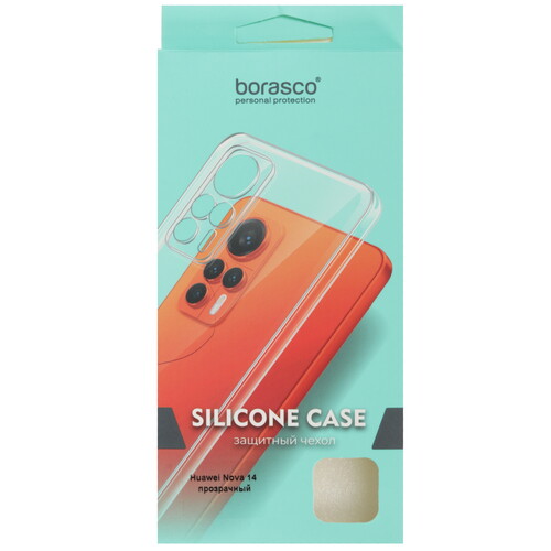 Купить Накладка  BoraSCO для HUAWEI nova 14 прозрачный  5642962. Характеристики, отзывы и цены в Донецке