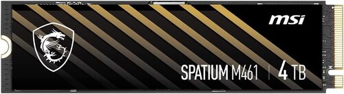 Купить 4000 ГБ M.2 NVMe накопитель MSI SPATIUM M461 [S78-440R030-P83]  5439876. Характеристики, отзывы и цены в Донецке
