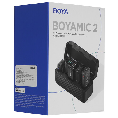 Купить Радиосистема BOYA BOYAMIC 2  9297359. Характеристики, отзывы и цены в Донецке