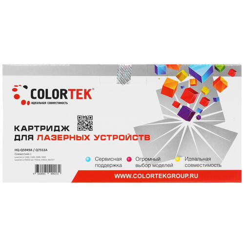 Купить Картридж лазерный Colortek Q5949A/Q7553A черный  5367137. Характеристики, отзывы и цены в Донецке
