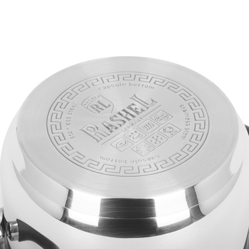Купить Кастрюля Rashel Комфорт R-190к 1.9 л 16 см серебристый  9320934. Характеристики, отзывы и цены в Донецке