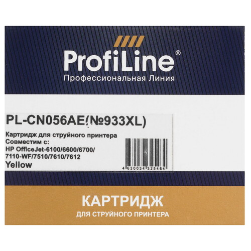 Купить Картридж ProfiLine PL-CN056AE (№933XL) желтый  9101605. Характеристики, отзывы и цены в Донецке