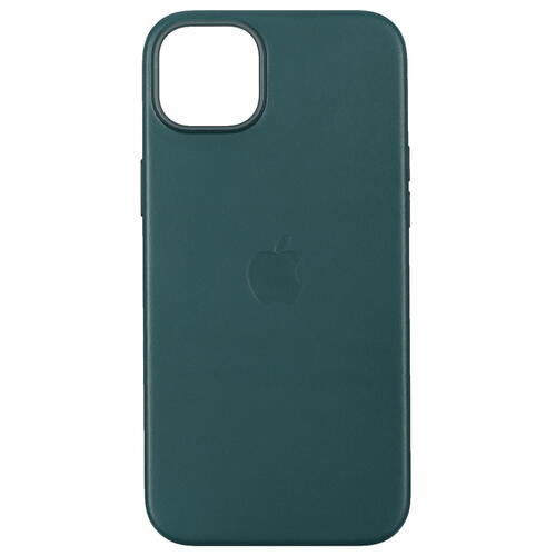 Купить Накладка  Apple Leather Case with MagSafe для Apple iPhone 14 Plus зеленый  5084125. Характеристики, отзывы и цены в Донецке