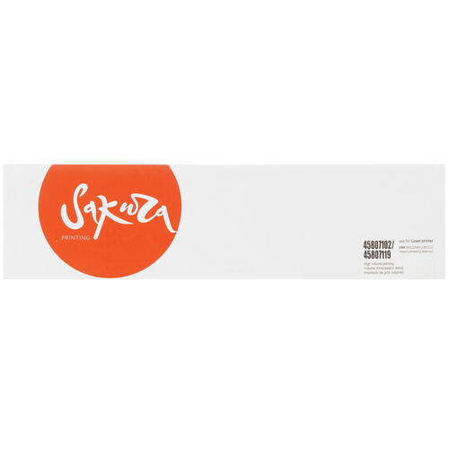 Купить Картридж лазерный SAKURA 45807102/45807119 черный  5363825. Характеристики, отзывы и цены в Донецке