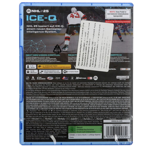 Купить Игра NHL 25 (PS5)  5602666. Характеристики, отзывы и цены в Донецке