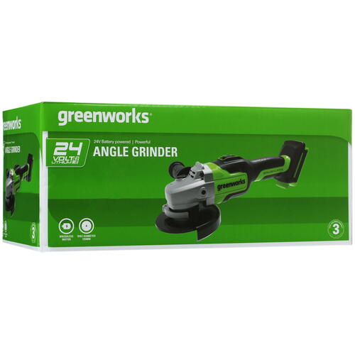 Купить Углошлифовальная машина (УШМ) Greenworks GD24AG 24V  5346973. Характеристики, отзывы и цены в Донецке
